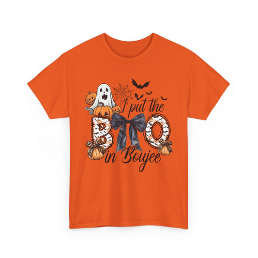 I Put The Boo In Boujee Unisex Heavy Cotton Tee