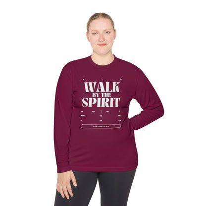 Spiritual Lightweight Long Sleeve Tee Walk By Spirit