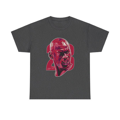 Michael Jordan Bust Art Unisex Heavy Cotton Tee