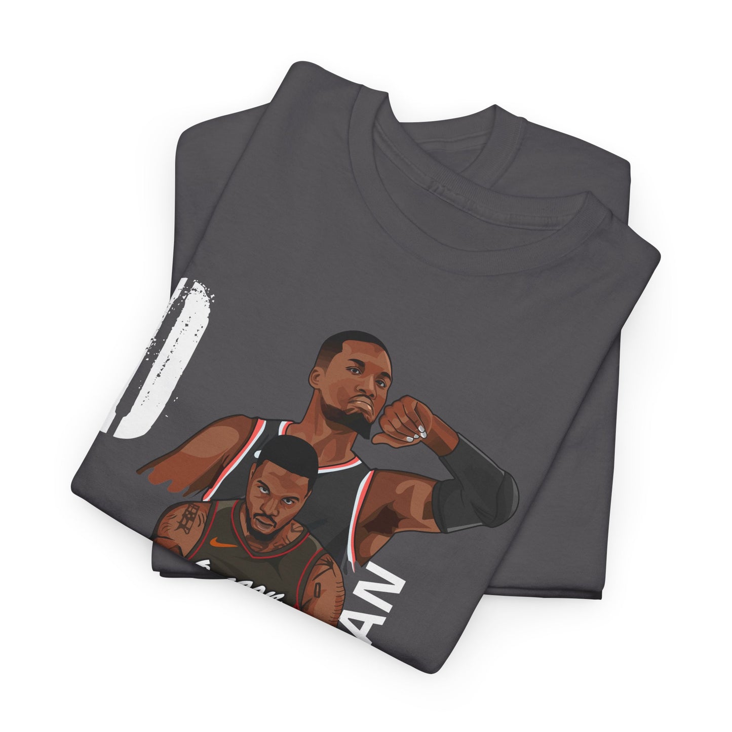 Damian Lillard Tribute Shirt Blazers N umber 0 Basketball Tee