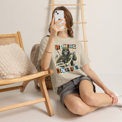 Fishing: A Hobby That Never Dies Graphic Shirt for Anglers Fishing Tee