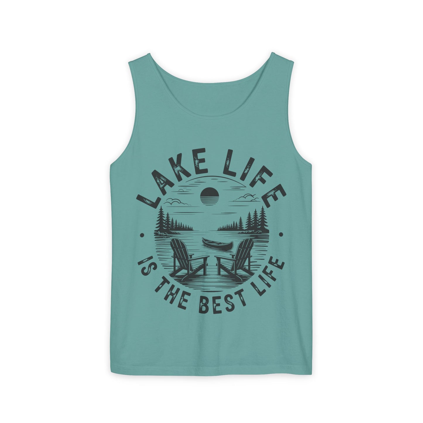 Lake Life Tank Top - "Lake Life is the Best Life" Graphic Tank