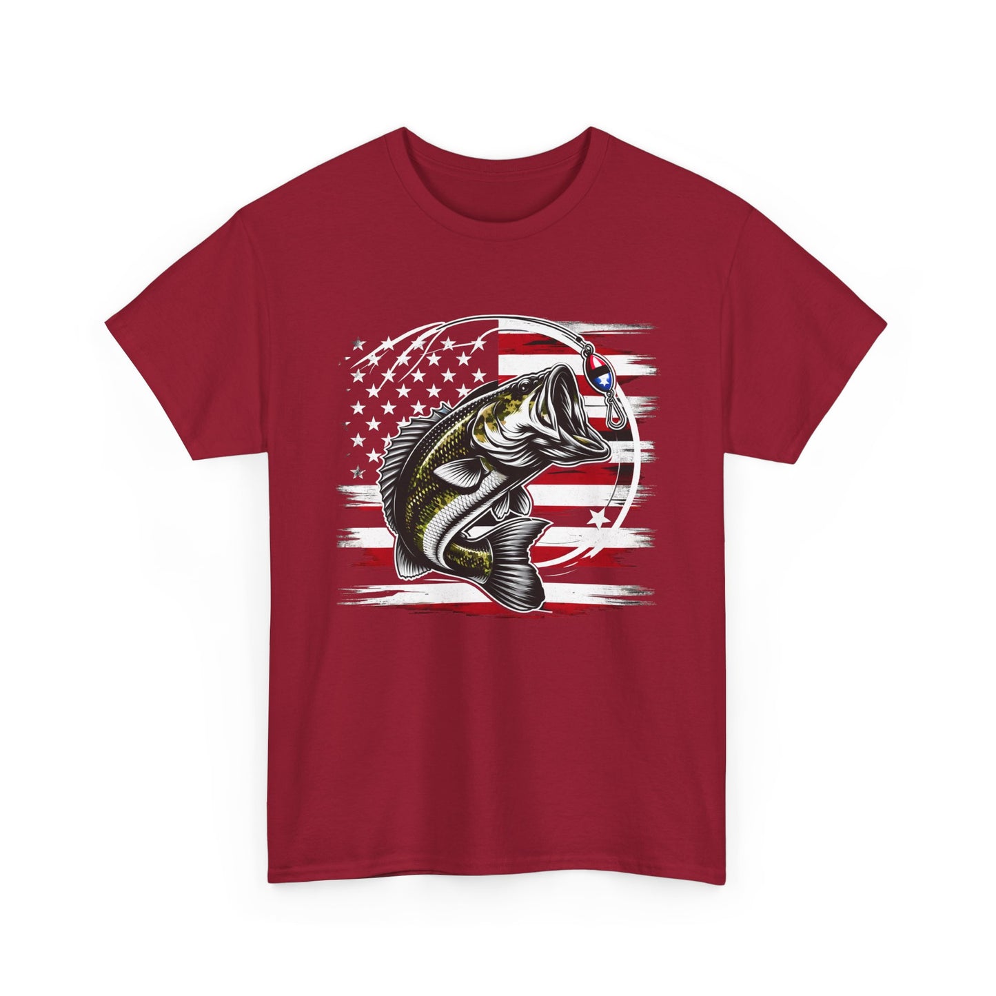 American Bass Angler Unisex Heavy Cotton Tee