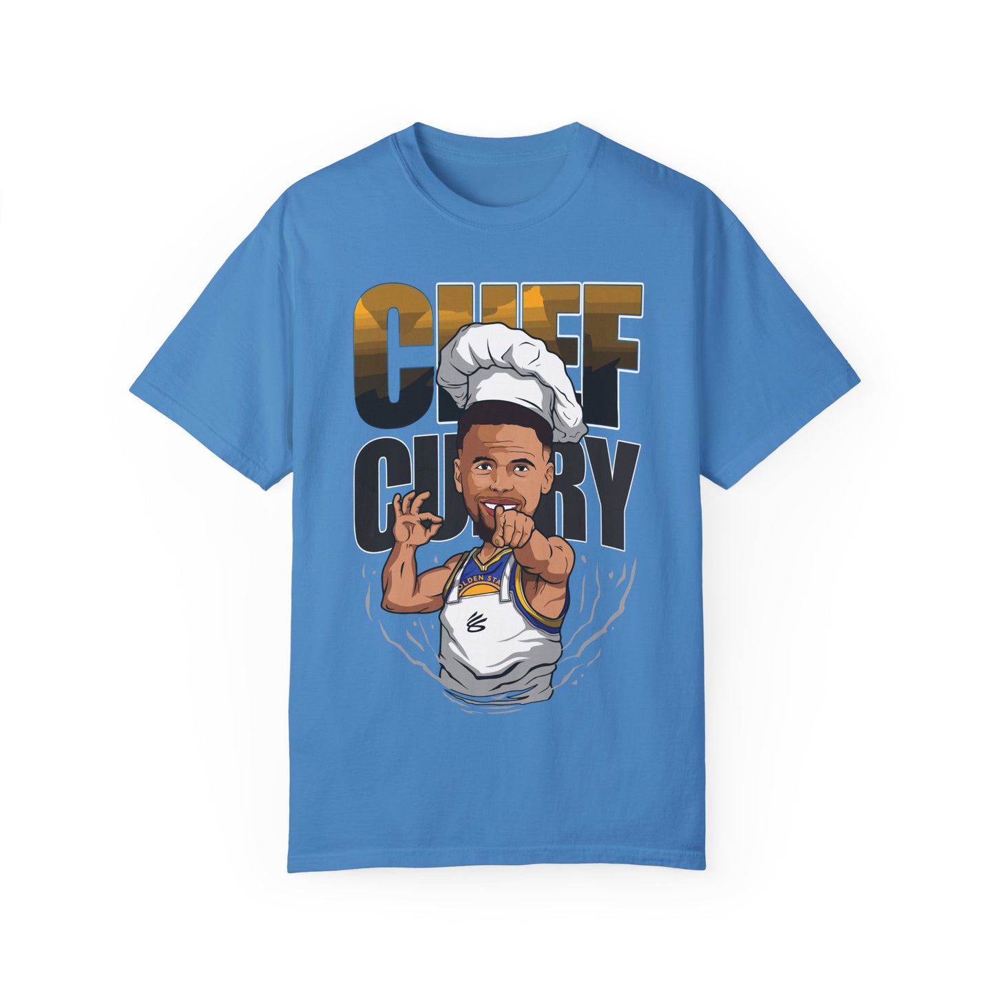 Chef Curry Unisex Garment-Dyed T-Shirt - Perfect for Foodies and Superstar Chefs!