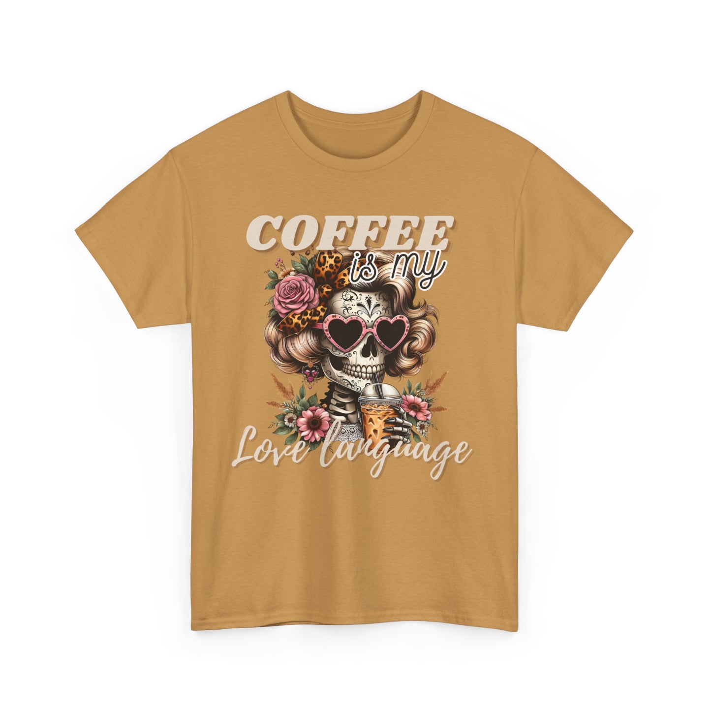 Coffee is My Love Language Unisex Heavy Cotton Tee