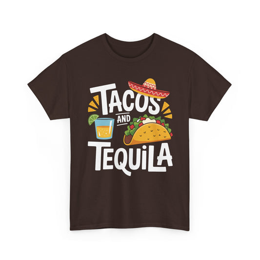 Taco & Tequila T‑Shirt — Funny Mexican Food Graphic Tee