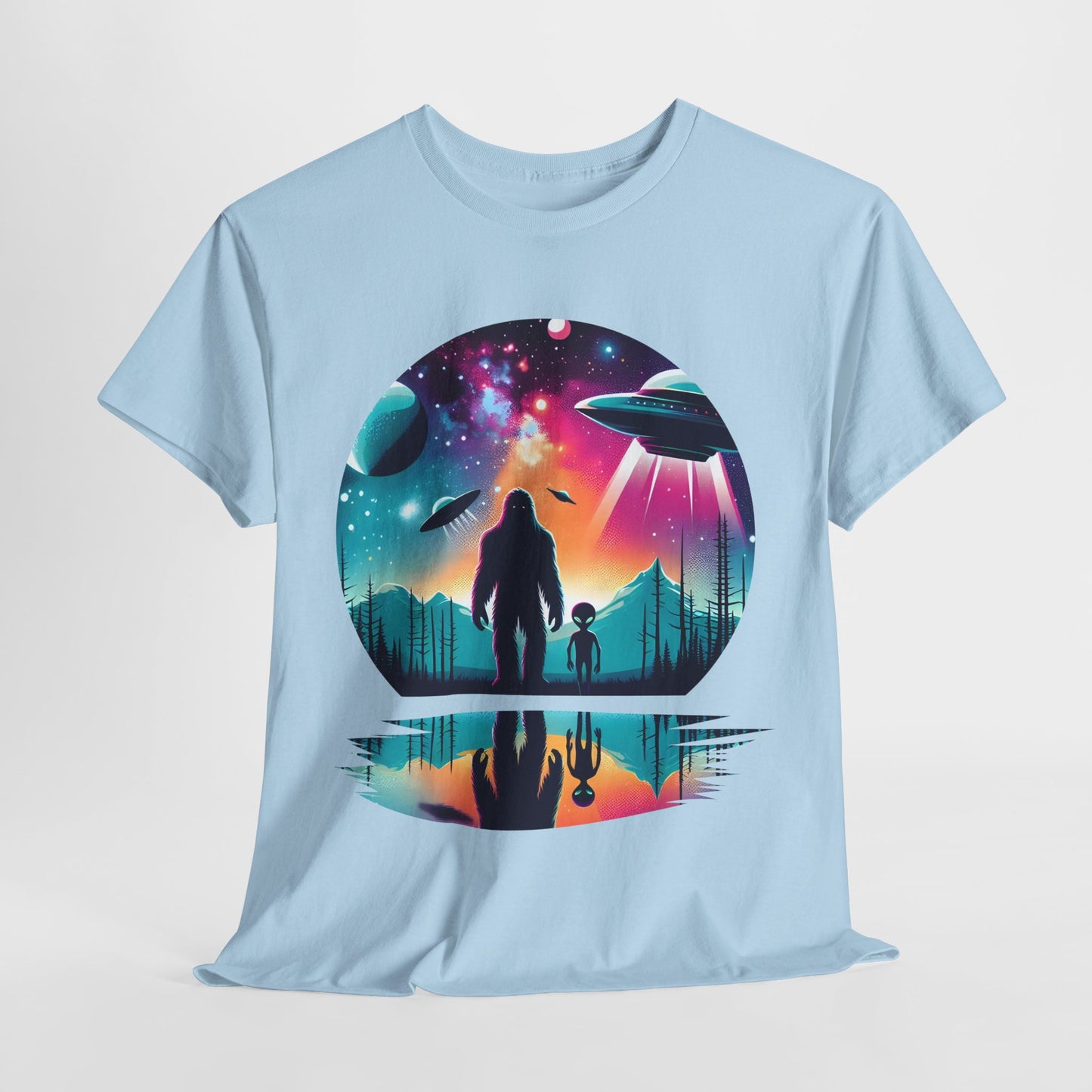 Cosmic Bigfoot Alien Adventure Tee – Unisex Cotton Shirt for Sci-Fi Lovers, Alien Enthusiasts, Gift for Space Fans, Unique Summer Style, Fun Family [...]