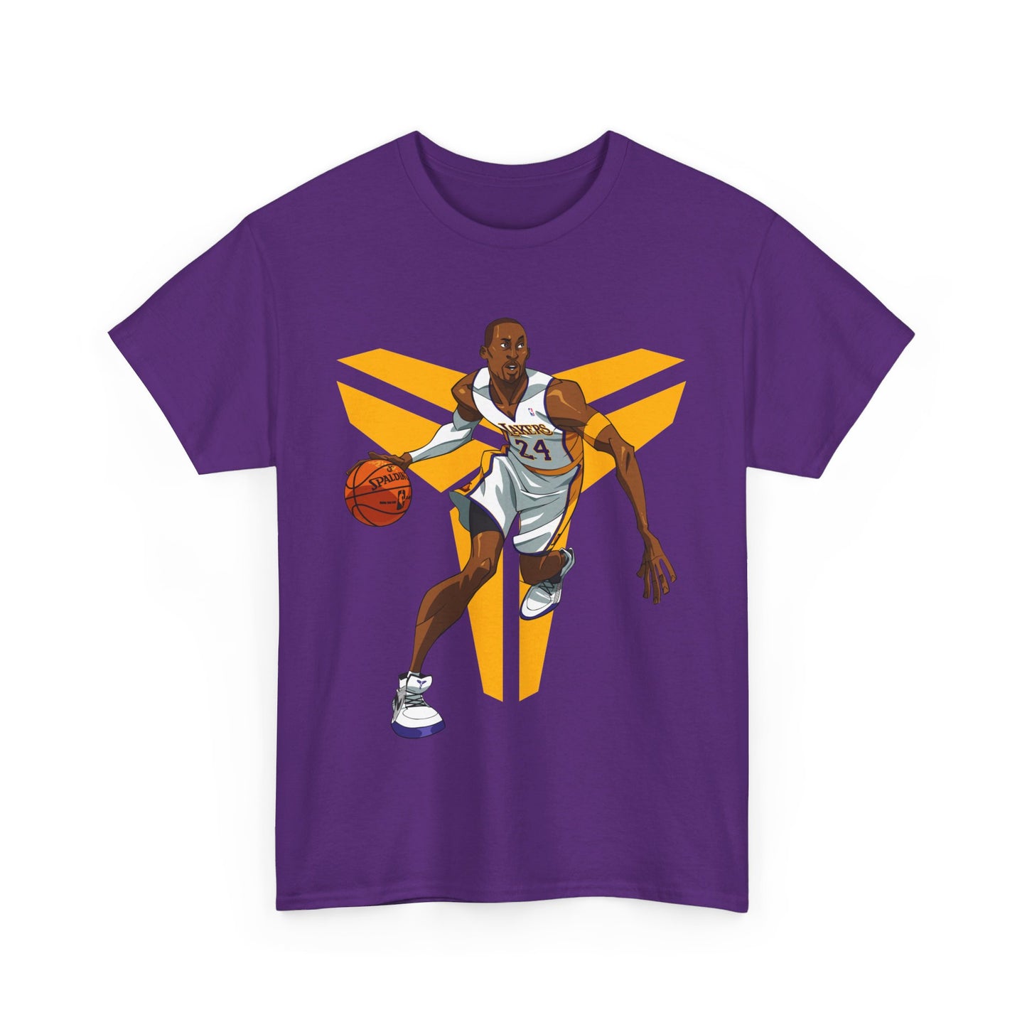 Kobe Bryant Logo Dribble Unisex Heavy Cotton Tee