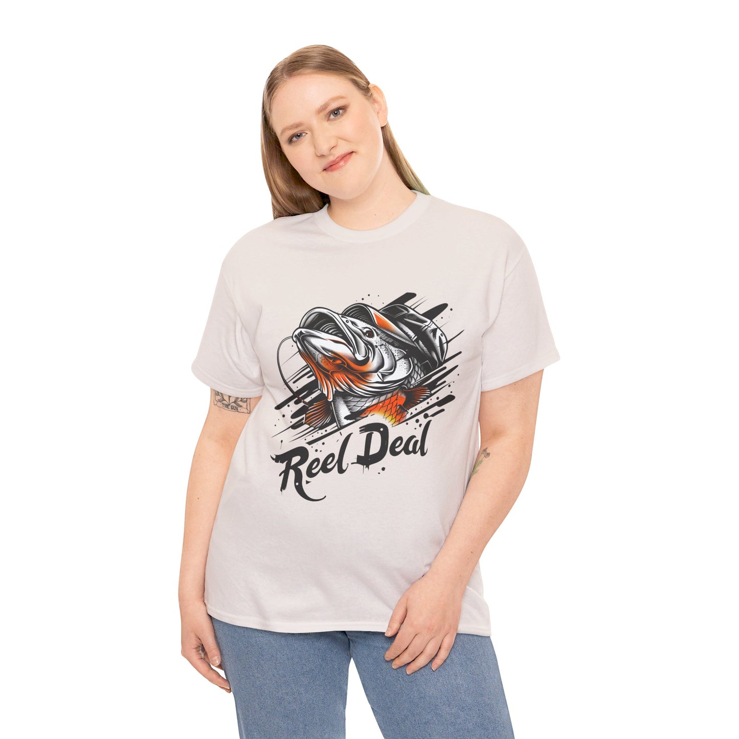 Real Deal Fishing Unisex Heavy Cotton Tee