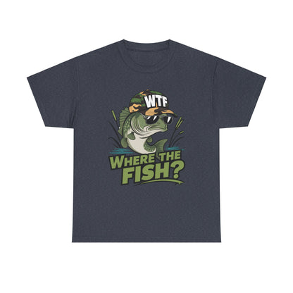 Where The Fish? Unisex Heavy Cotton Tee