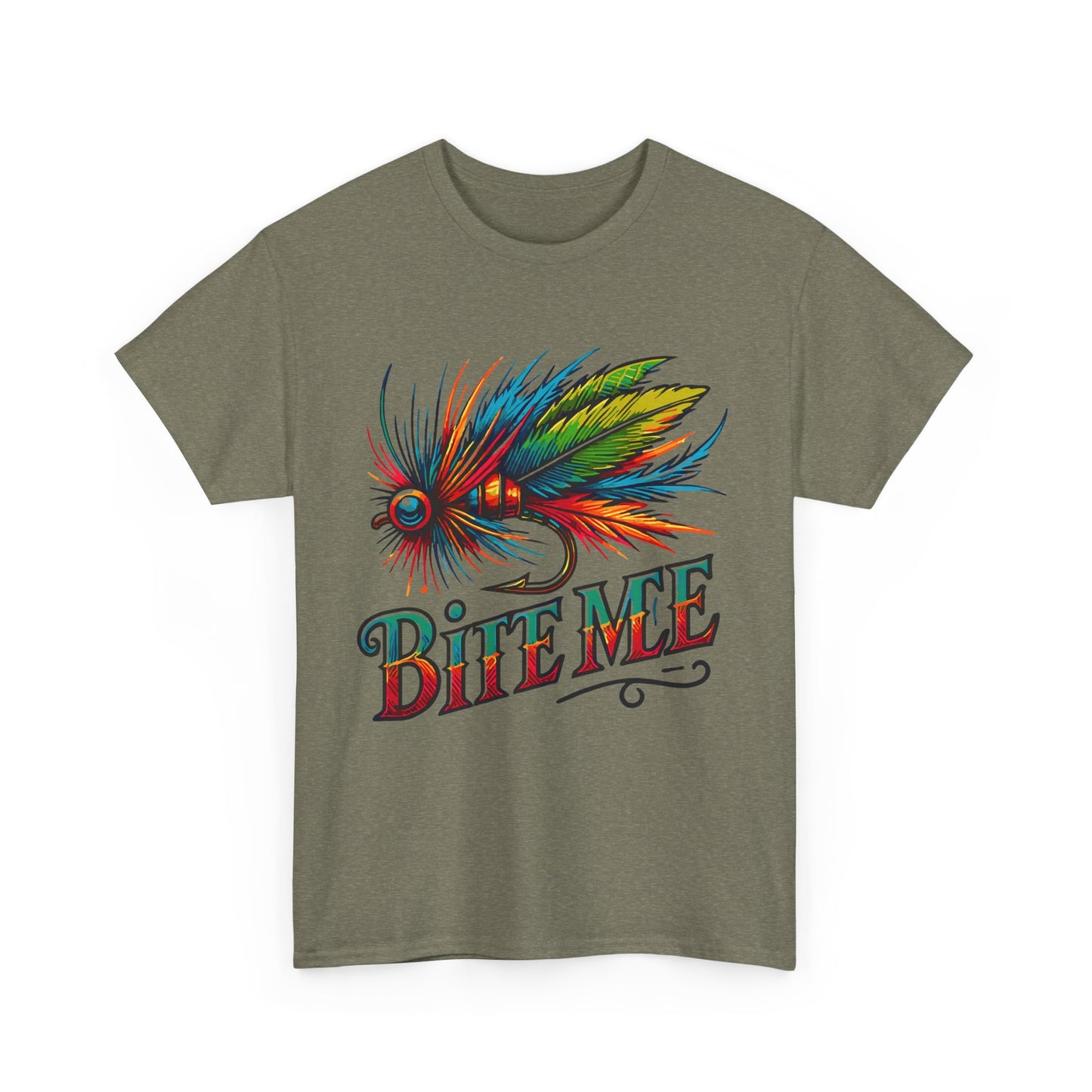 Bite Me Tackle Unisex Heavy Cotton Tee