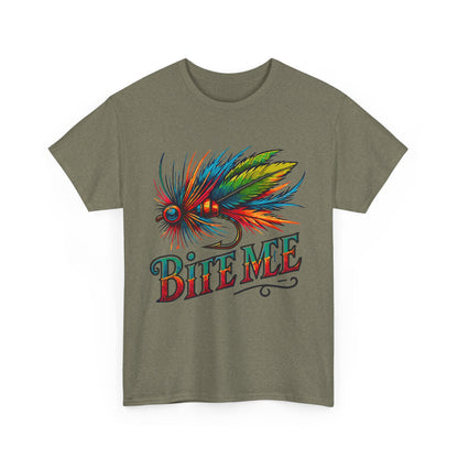 Bite Me Tackle Unisex Heavy Cotton Tee