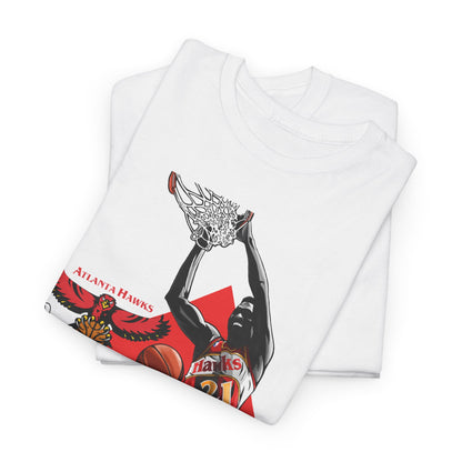 Dominic Wilkins Vintage Dunk Unisex Heavy Cotton Tee