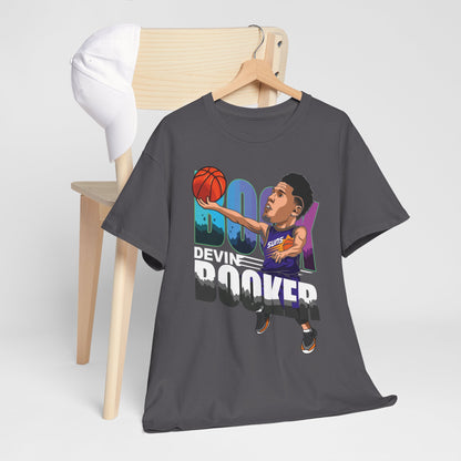Devine Booker Cartoon Dunk Basketball T‑Shirt