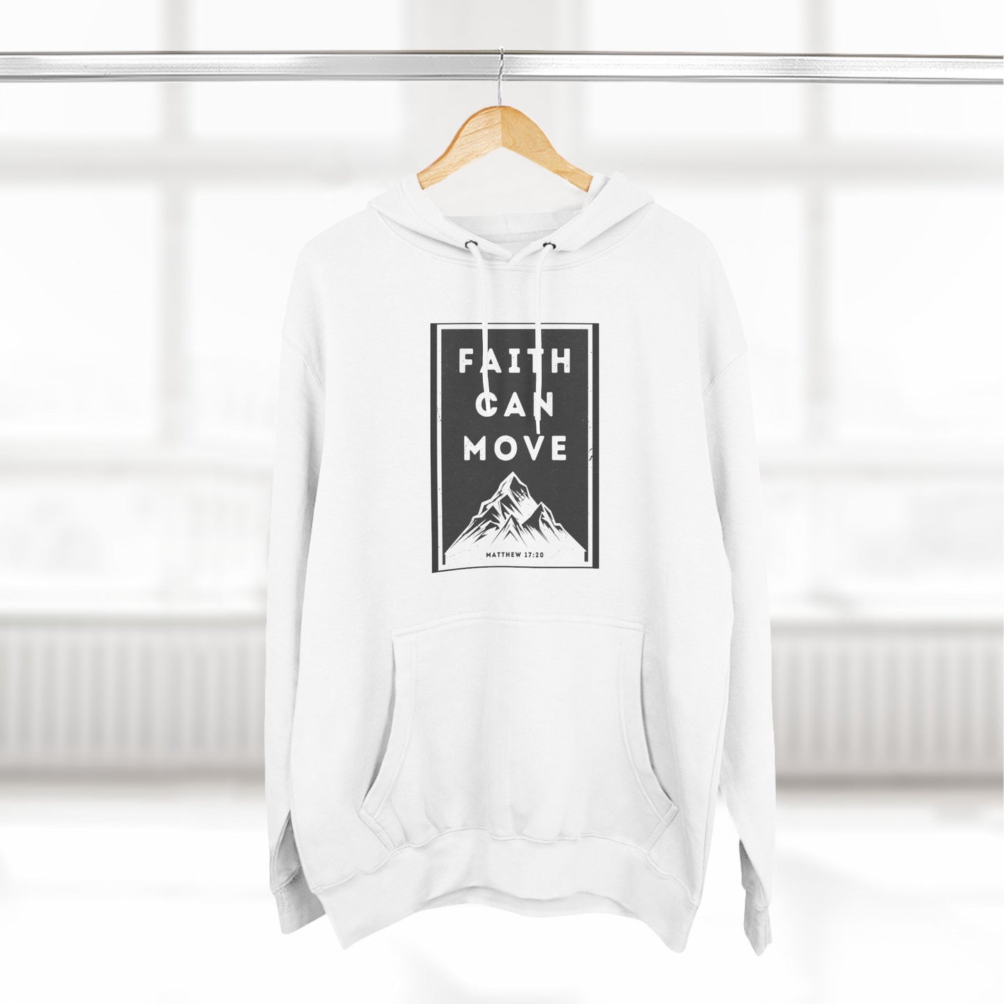 Faith Can Move Fleece Hoodie