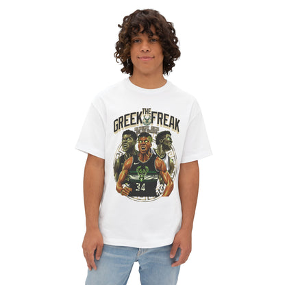 Giannis Antetokounmpo Greek Freak Unisex Oversized Boxy Tee