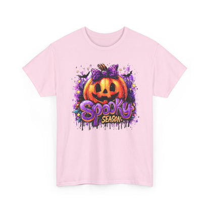 Spooky Season Unisex Tee - Halloween Shirt, Cute Pumpkin Top, Fall Fashion, Comfy Casual Wear, Gift for Halloween Lovers