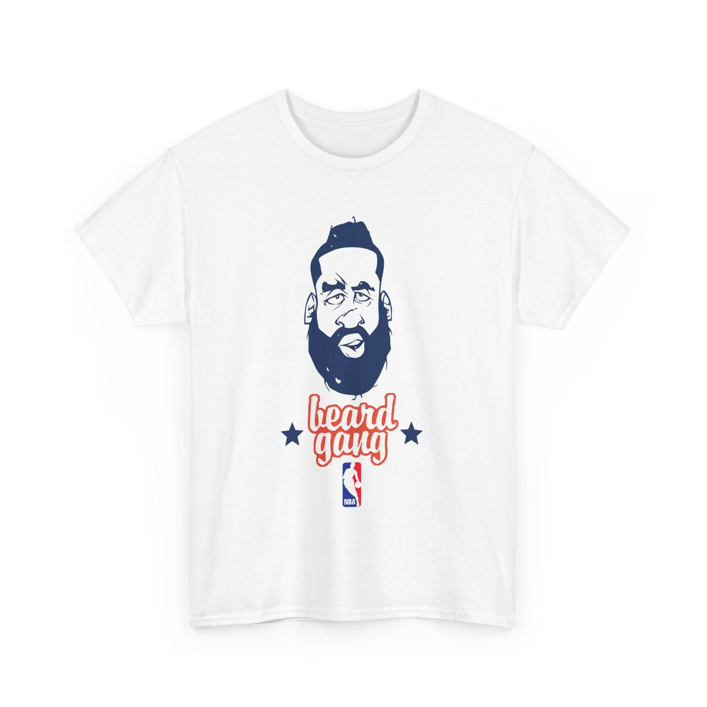 Beard Gang T-Shirt for Men, Casual Style, Perfect for NBA Fans, Birthday Gift, Beard Enthusiasts