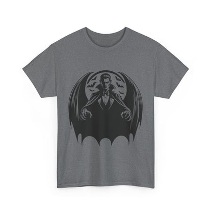 Vampire Bats Moon Unisex Heavy Cotton Tee