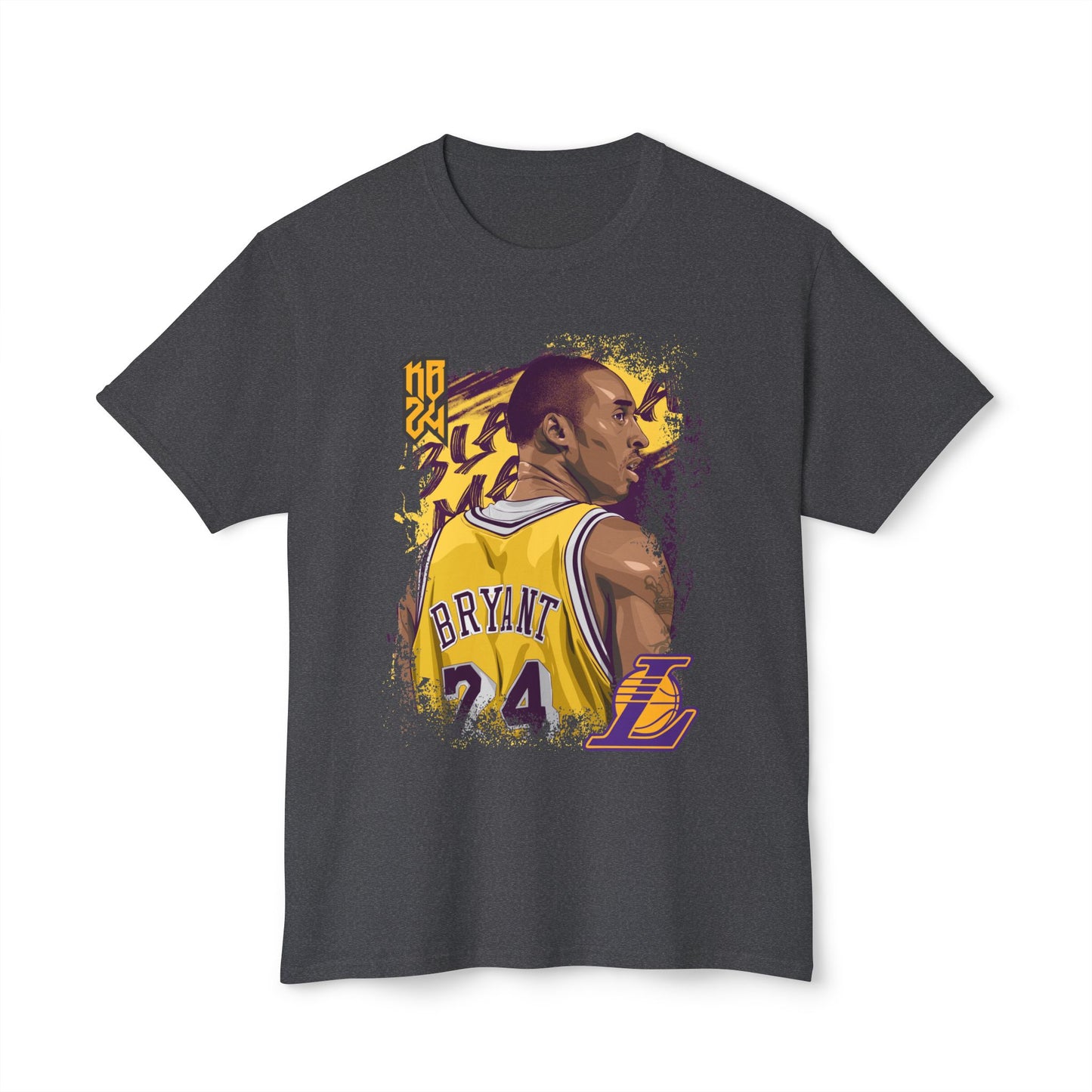 Kobe Bryant 24 Rear View Unisex HD Cotton™ T-shirt