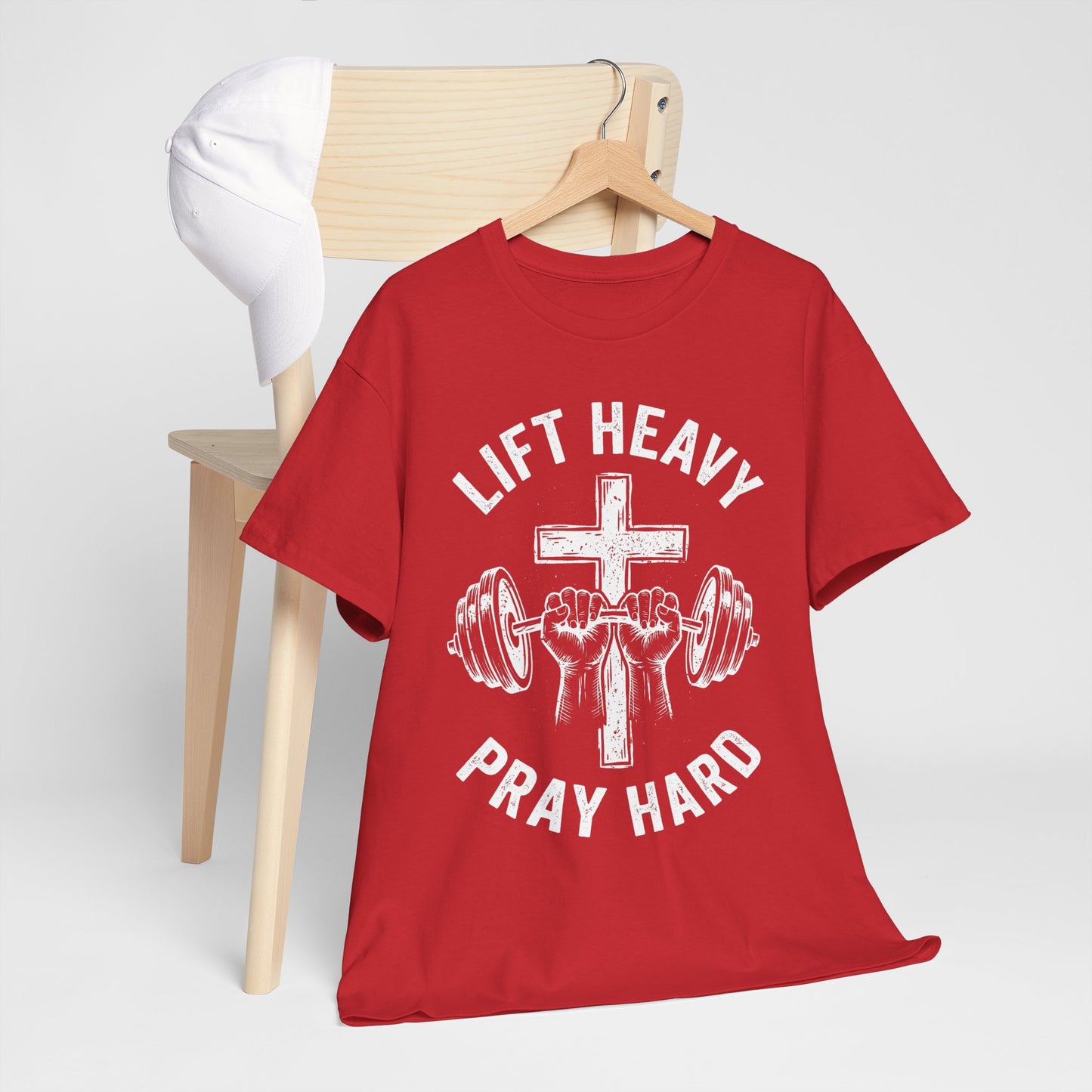 Lift Heavy Pray Hard Tee