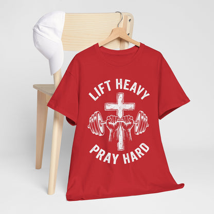 Lift Heavy Pray Hard Tee