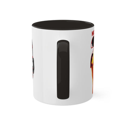 Michael Jordan Jumper Head Mural Colorful Mugs, 11oz