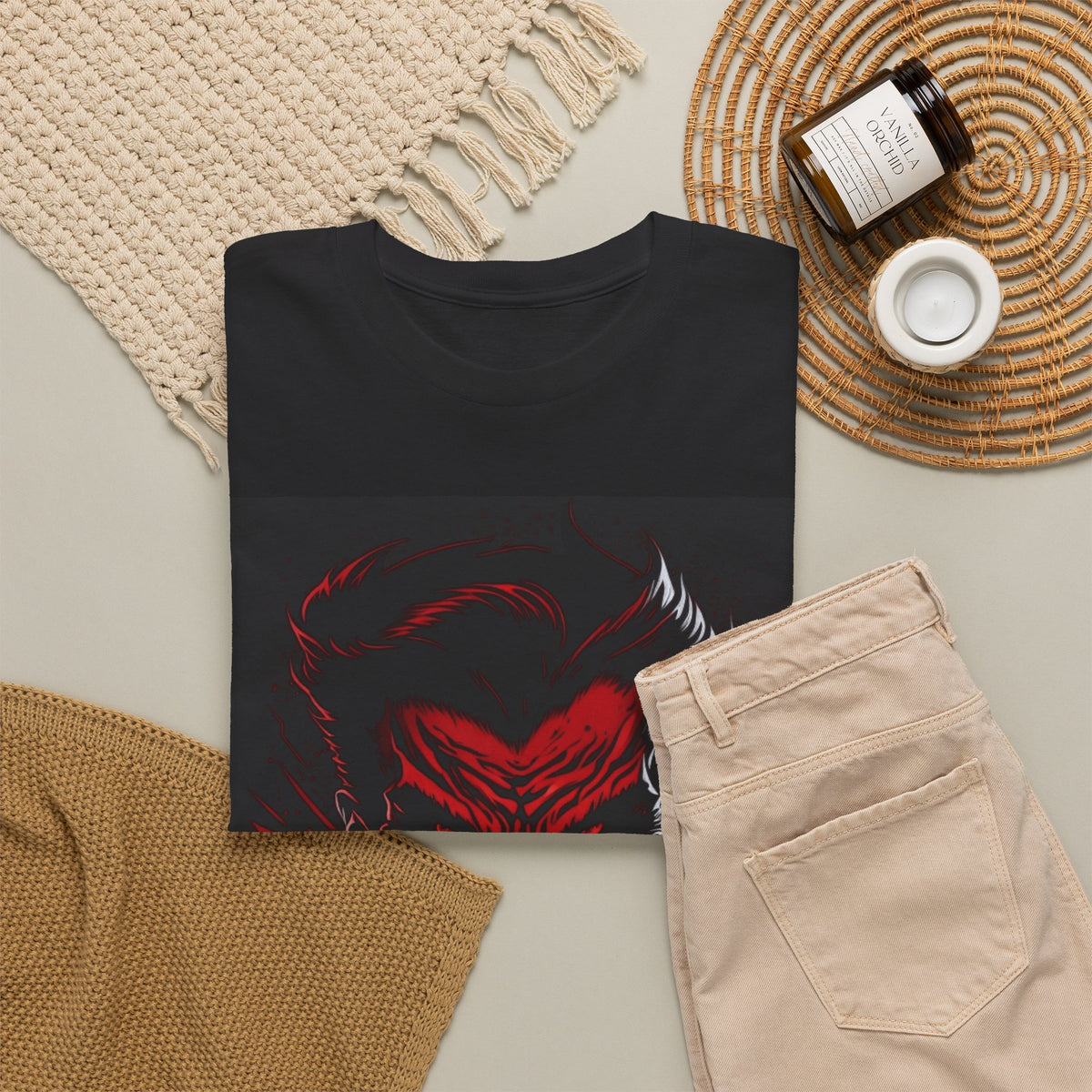 Demonic Red Devil Graphic T-Shirt