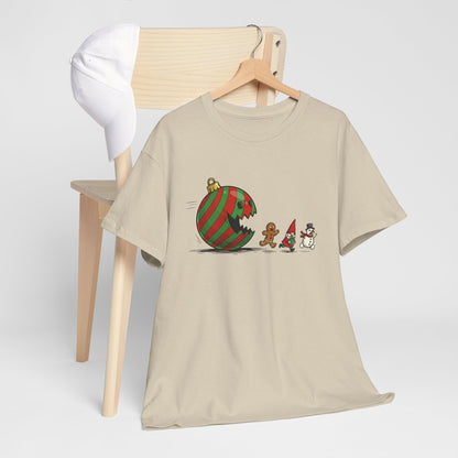 Christmas Pacman Cookie Crew T-Shirt