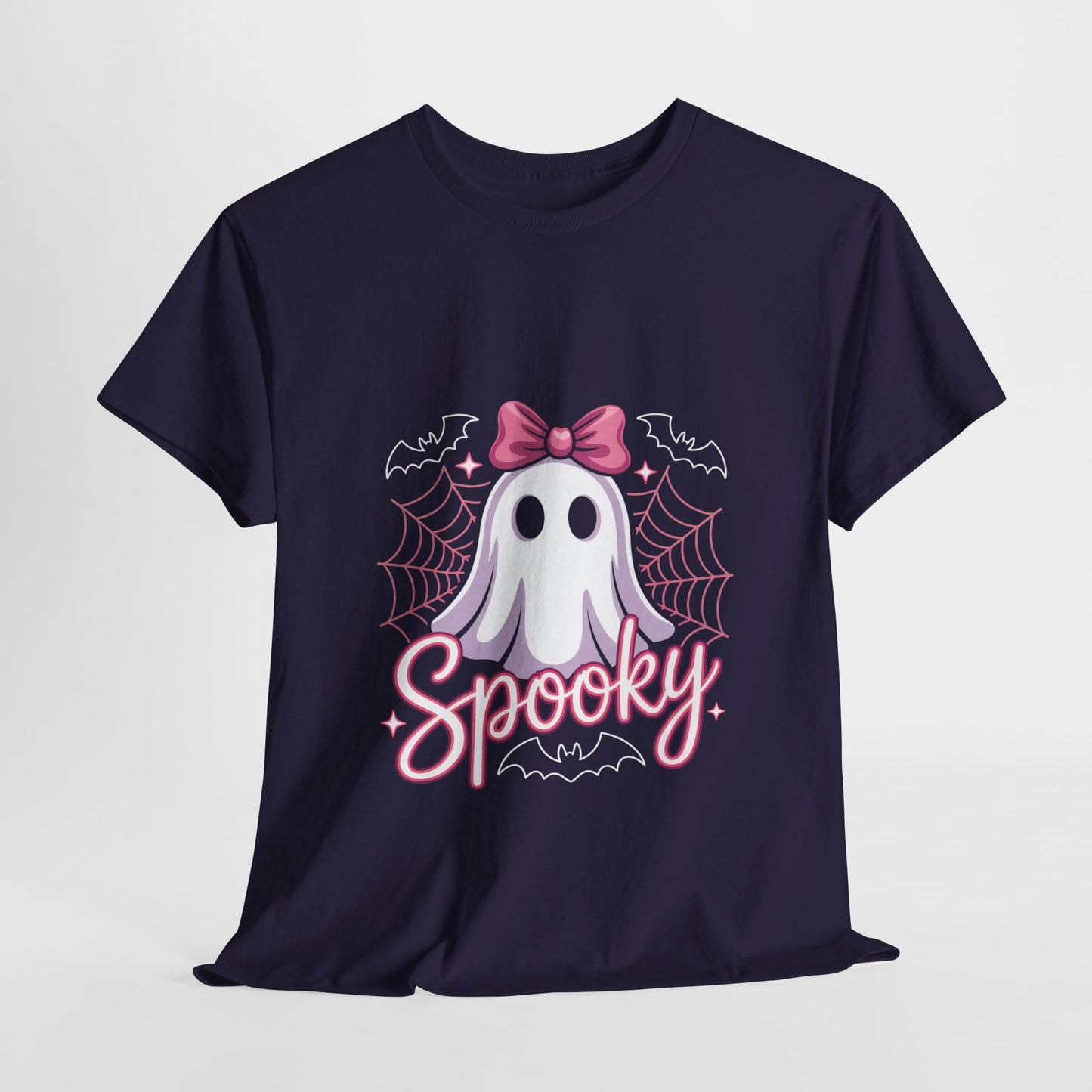Spooky Ghost Tee, Halloween Shirt, Cute Ghost T-Shirt, Fall Apparel, Casual Wear, Unisex Graphic Tee