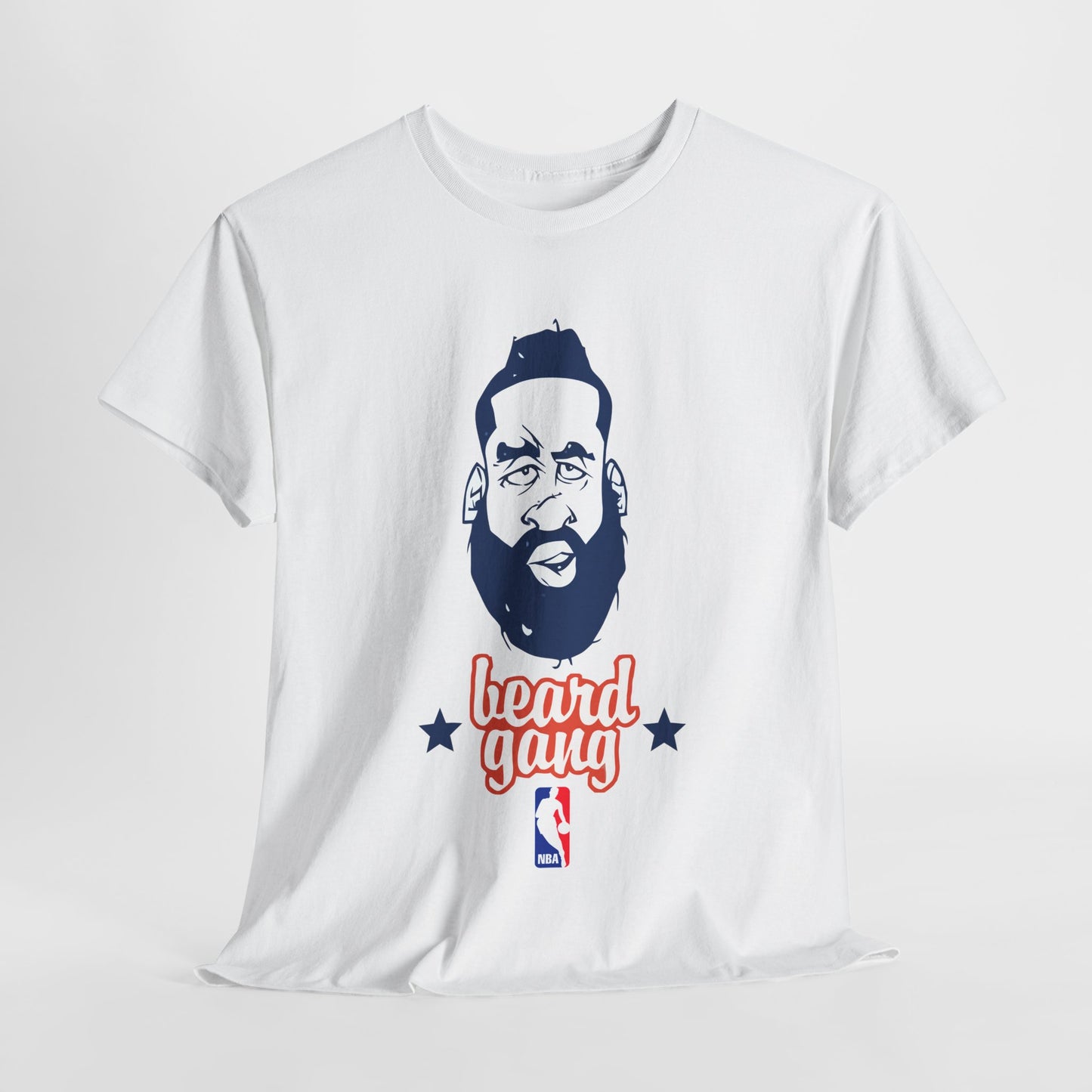 Beard Gang T-Shirt for Men, Casual Style, Perfect for NBA Fans, Birthday Gift, Beard Enthusiasts