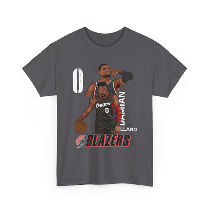 Damian Lillard Tribute Shirt Blazers N umber 0 Basketball Tee