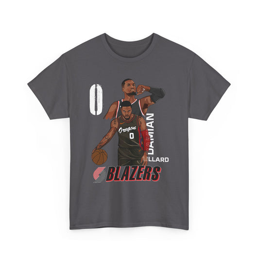 Damian Lillard Tribute Shirt Blazers N umber 0 Basketball Tee