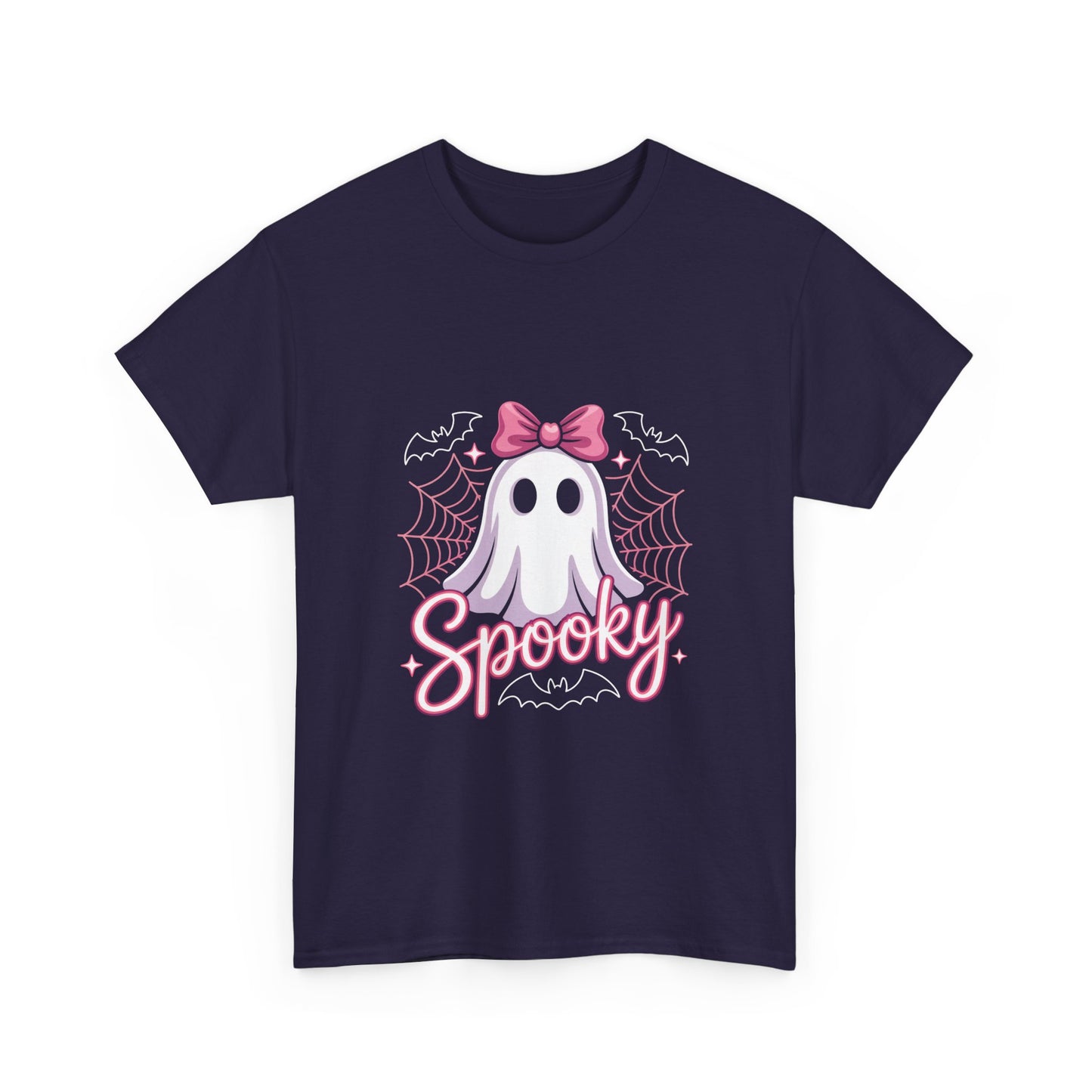 Spooky Ghost Tee, Halloween Shirt, Cute Ghost T-Shirt, Fall Apparel, Casual Wear, Unisex Graphic Tee