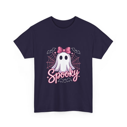 Spooky Ghost Tee, Halloween Shirt, Cute Ghost T-Shirt, Fall Apparel, Casual Wear, Unisex Graphic Tee