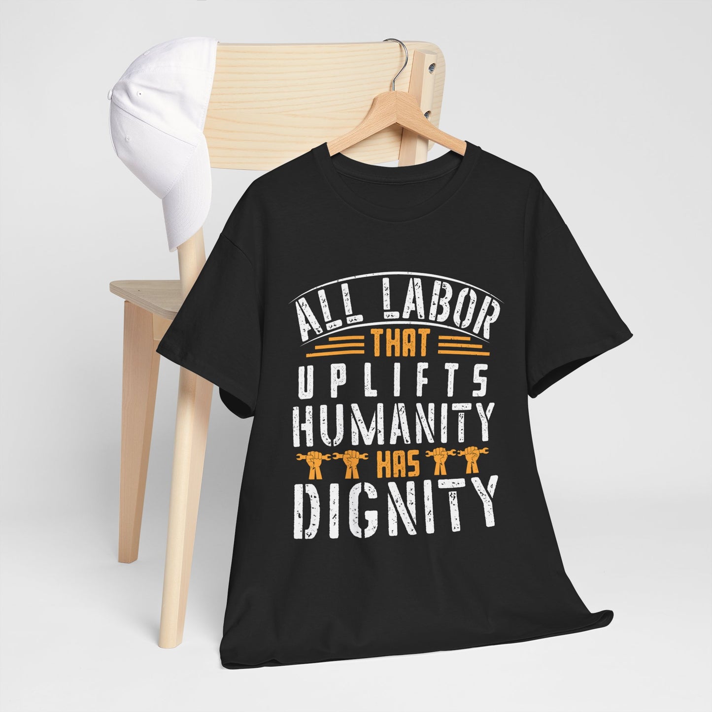 Uplifting Labor Day Tee | Unisex Cotton Shirt, Empowerment Clothing, Inspirational Gift, Casual Wear, Social Justice Apparel