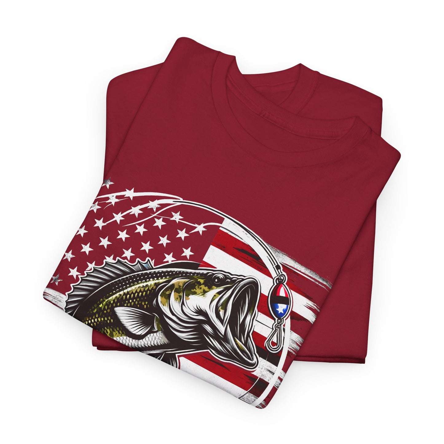 American Bass Angler Unisex Heavy Cotton Tee