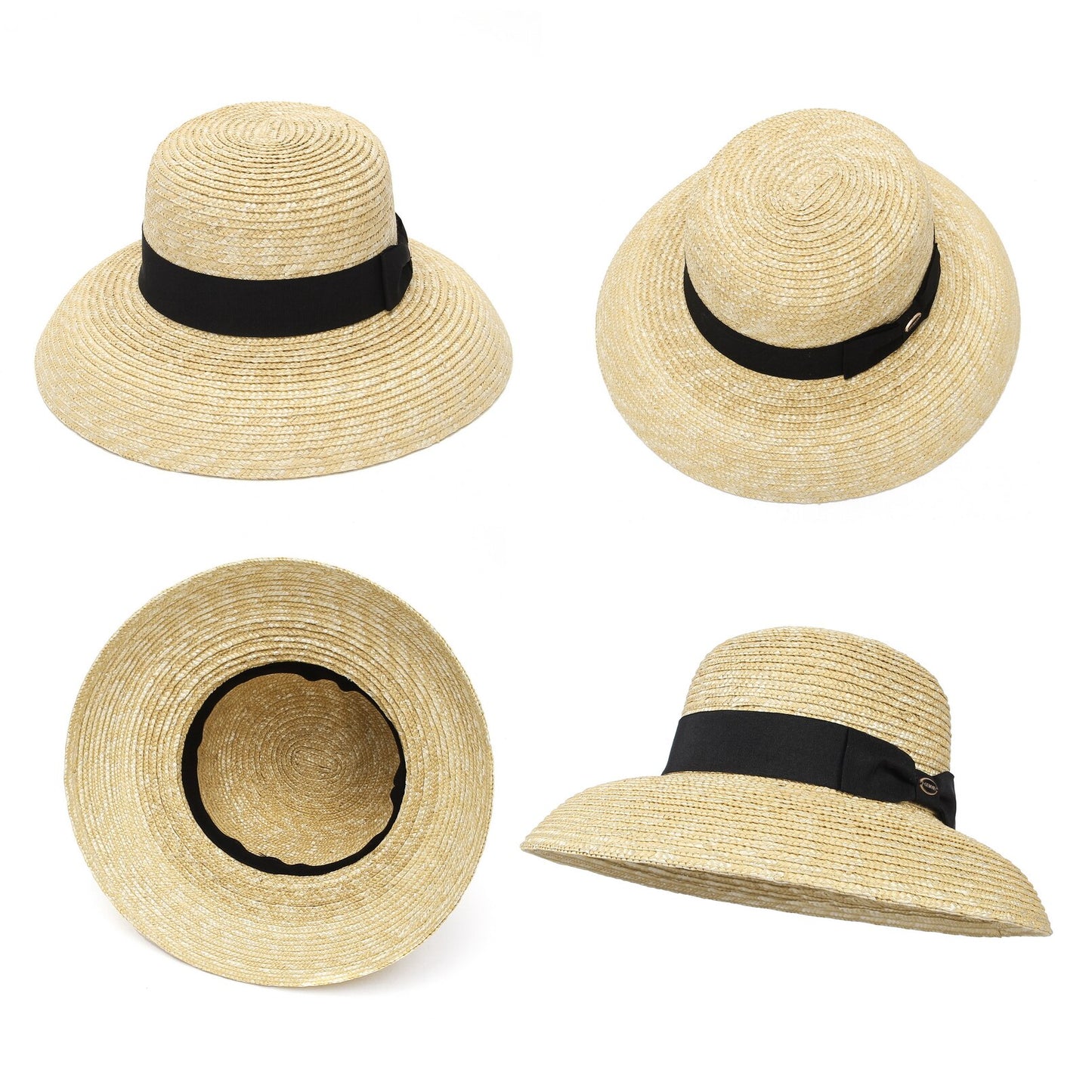 Summer Hats For Women Beach Bowknot Bend Brim Visor Hats For Women Summer Sun Protection Straw Hat For Women