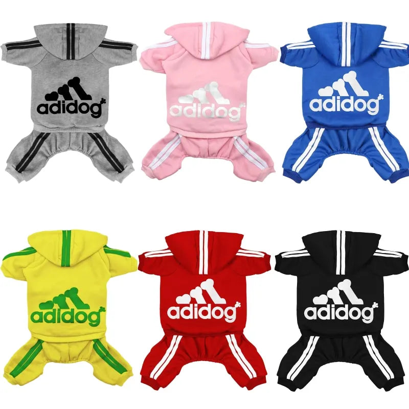 Dog Clothes for Small Dogs Chihuahua Yorkie Bulldog Hoodies Puppy Sweatshirt Dog Tracksuit Jumpsuit Pet Sport Suit