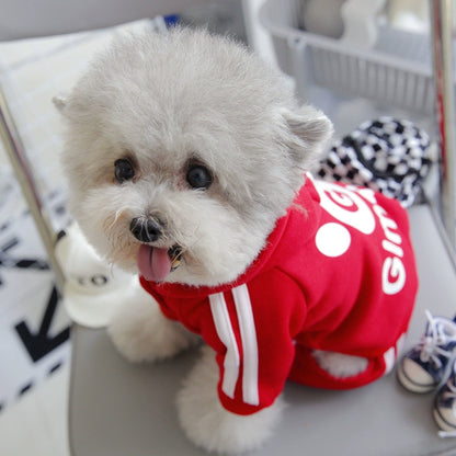 Pet Trendy Four-Legged Pet Clothing Pet Bichon Pomeranian Schnauzer Small Size Dogs Puppy Poodle Dog Clothes Spring and Autumn Clothing