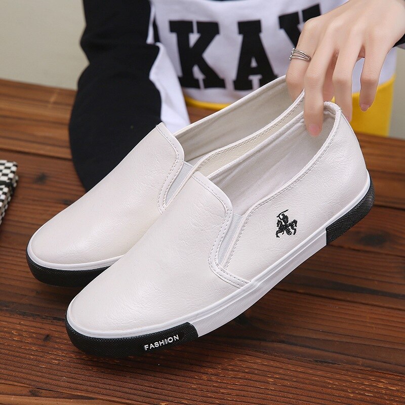 Retro High Quality Leather Men Shoes Loafers Leisure Trend Shoe Breathable Male Fashion Brown Mens Footwear Vulcanized Shoes