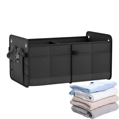Storage Car Trunk Bag Auto Trunk Organizer Box Vehicle 60L Collapsible Multi Compartment SUV Trunk Organizer Stowing Tidying Box