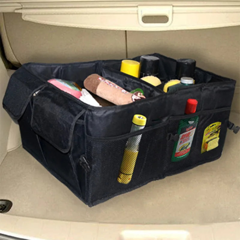 Storage Car Trunk Bag Folding Multifunction Container Tool Food Anti Slip Storage Bags Organizer Trunk Box for Universal Car