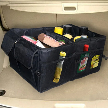 Storage Car Trunk Bag Folding Multifunction Container Tool Food Anti Slip Storage Bags Organizer Trunk Box for Universal Car