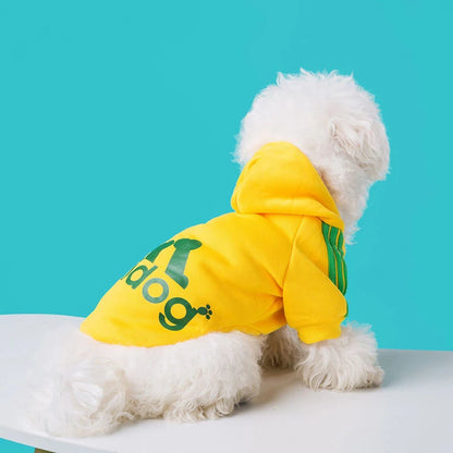 Adidog Dog Clothing Coat Jacket Hoodie Sweater Clothes For Dogs Cotton Clothing For Dogs Sports Style Pet Dog Clothes