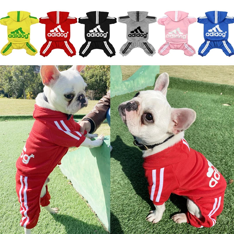 Dog Clothes for Small Dogs Chihuahua Yorkie Bulldog Hoodies Puppy Sweatshirt Dog Tracksuit Jumpsuit Pet Sport Suit