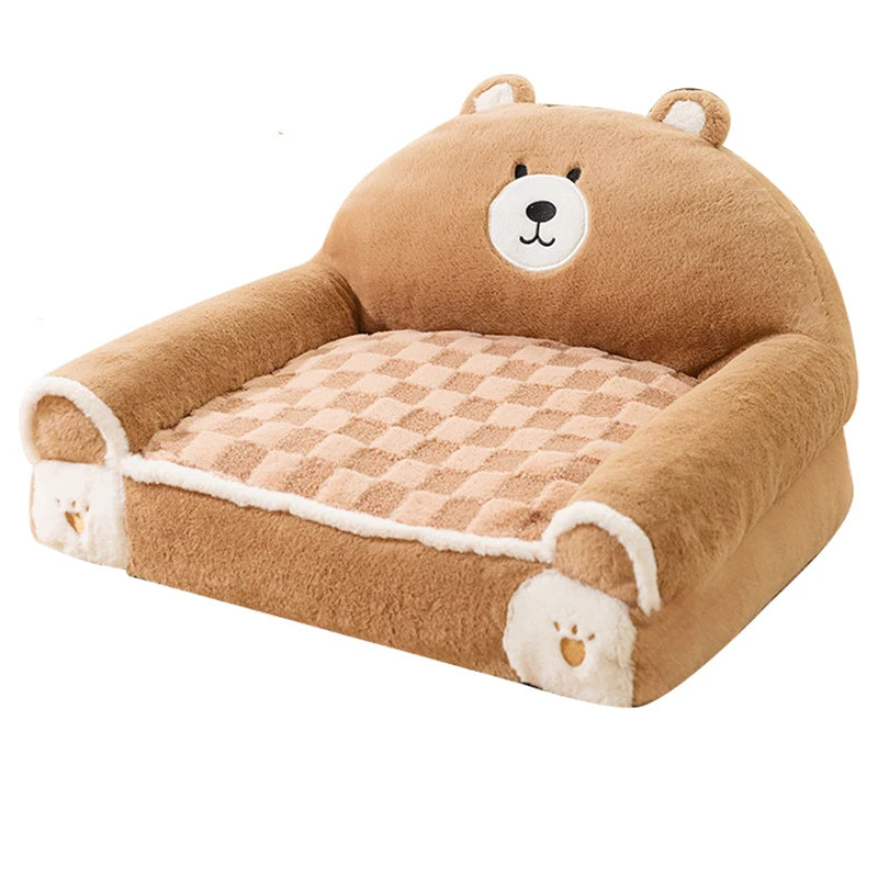 Cozy Pet Dog Bed Sofa Winter Warm Pet Bed for Small Dogs Cats Thicken Dog Sleeping Bed Plush Puppy Kennel Pet Supplies