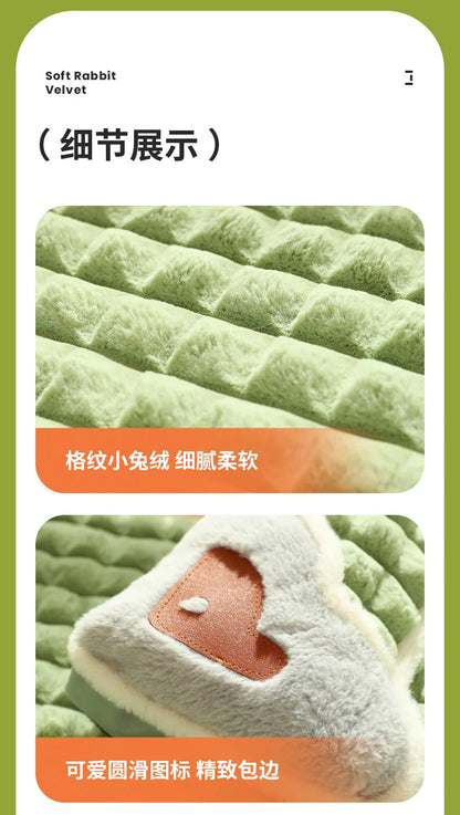 Winter Warm Dog Mat Luxury Sofa for Small Medium Dogs Plaid Bed for Cats Dogs Fluff Sleeping Removable Washable Pet Beds