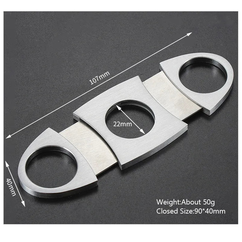 Cigar Cutter Stainless Steel Metal Classic Cutter Cigar Scissors Portable Smoking Accessories Fashion Gifts for Friends