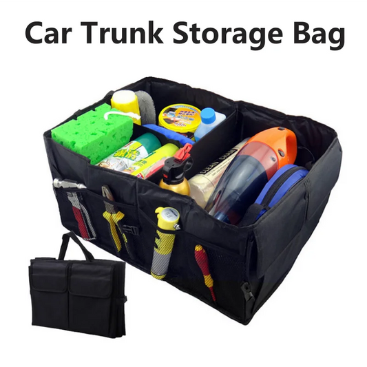 Storage Car Trunk Bag Folding Multifunction Container Tool Food Anti Slip Storage Bags Organizer Trunk Box for Universal Car